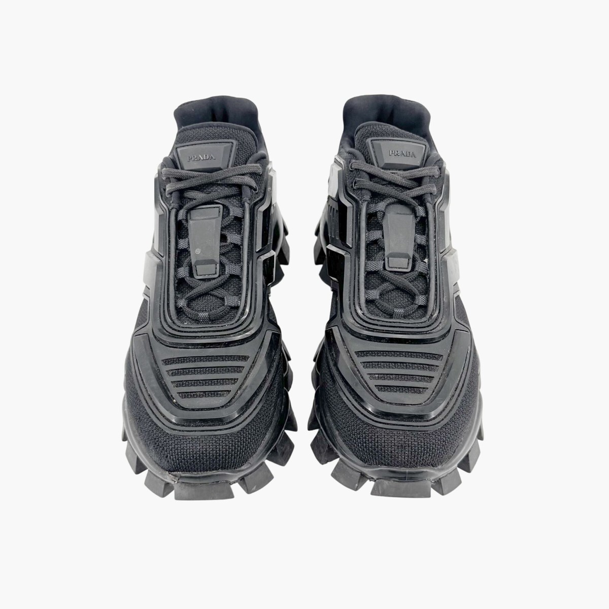Prada Cloudbust Thunder Sneakers Men 5.5 Women 9.5 Black Chunky