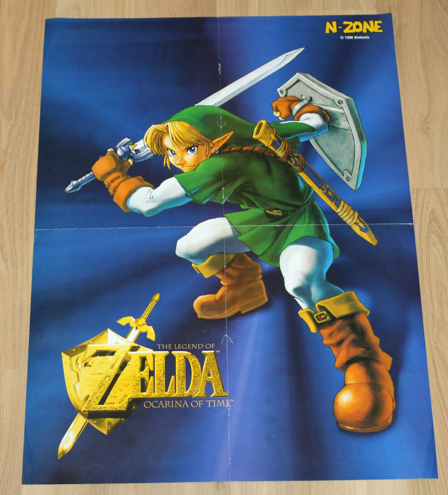 Legend of Zelda Ocarina Of Time N64 BOX ART Premium POSTER MADE IN USA -  N64024