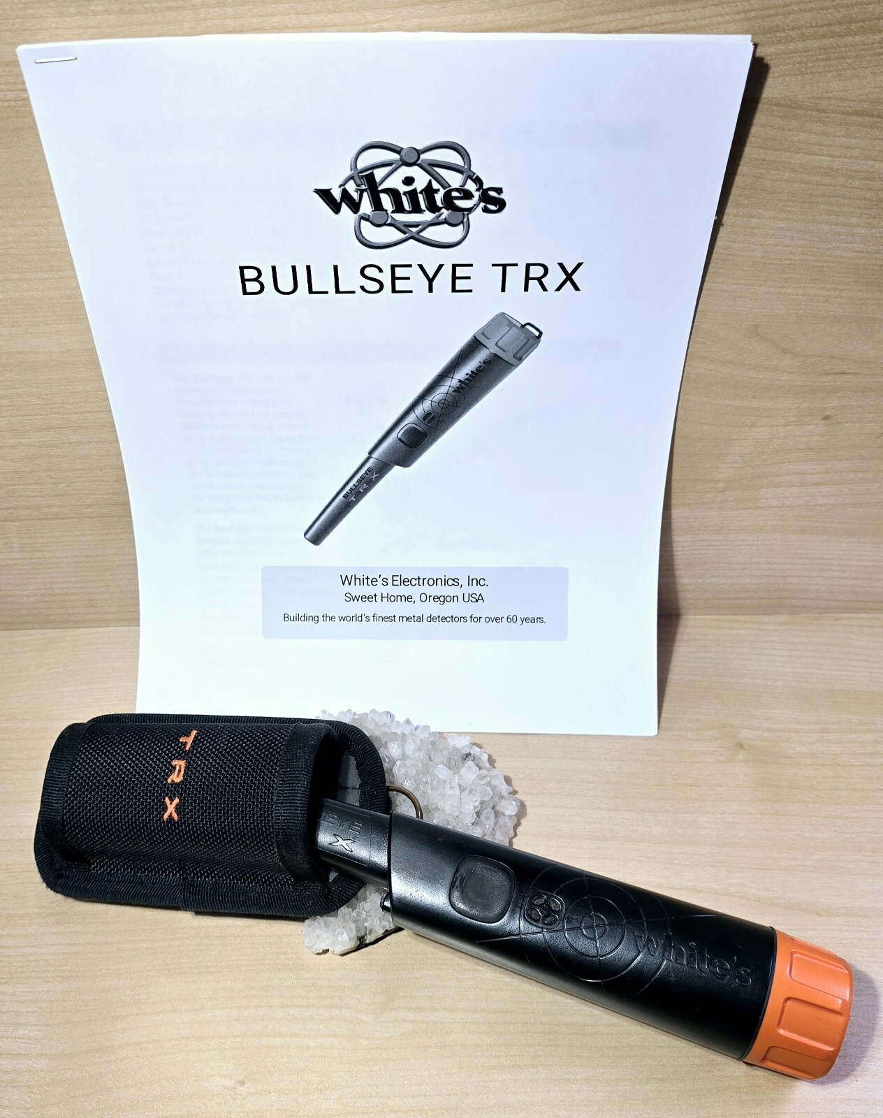 White's Metal Detector Bullseye TRX Pinpointer Pin Pointer w/ Holster