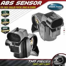 2x Sensor de velocidad de rueda ABS delantero y trasero para Chevy Cavalier Pontiac Sunbird Buick