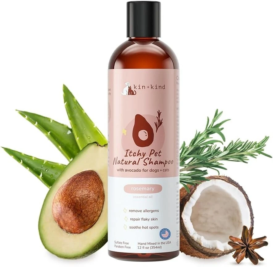 Gentle and Effective Anti Itch Pet Shampoo Made with Natural