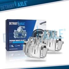 Rear Driver Passenger Brake Calipers w/ Brackets for Ford F-250 F-350 Super Duty