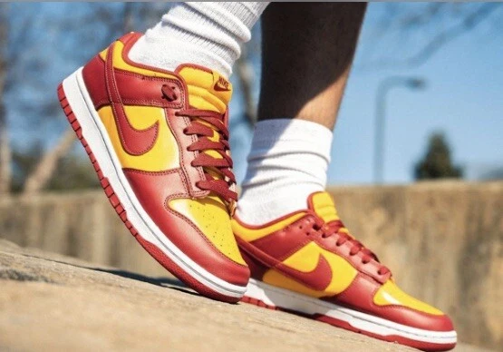 Nike Dunk Low Retro Trojans homme rouge jaune taille 12,5 (DD1391 701) USC