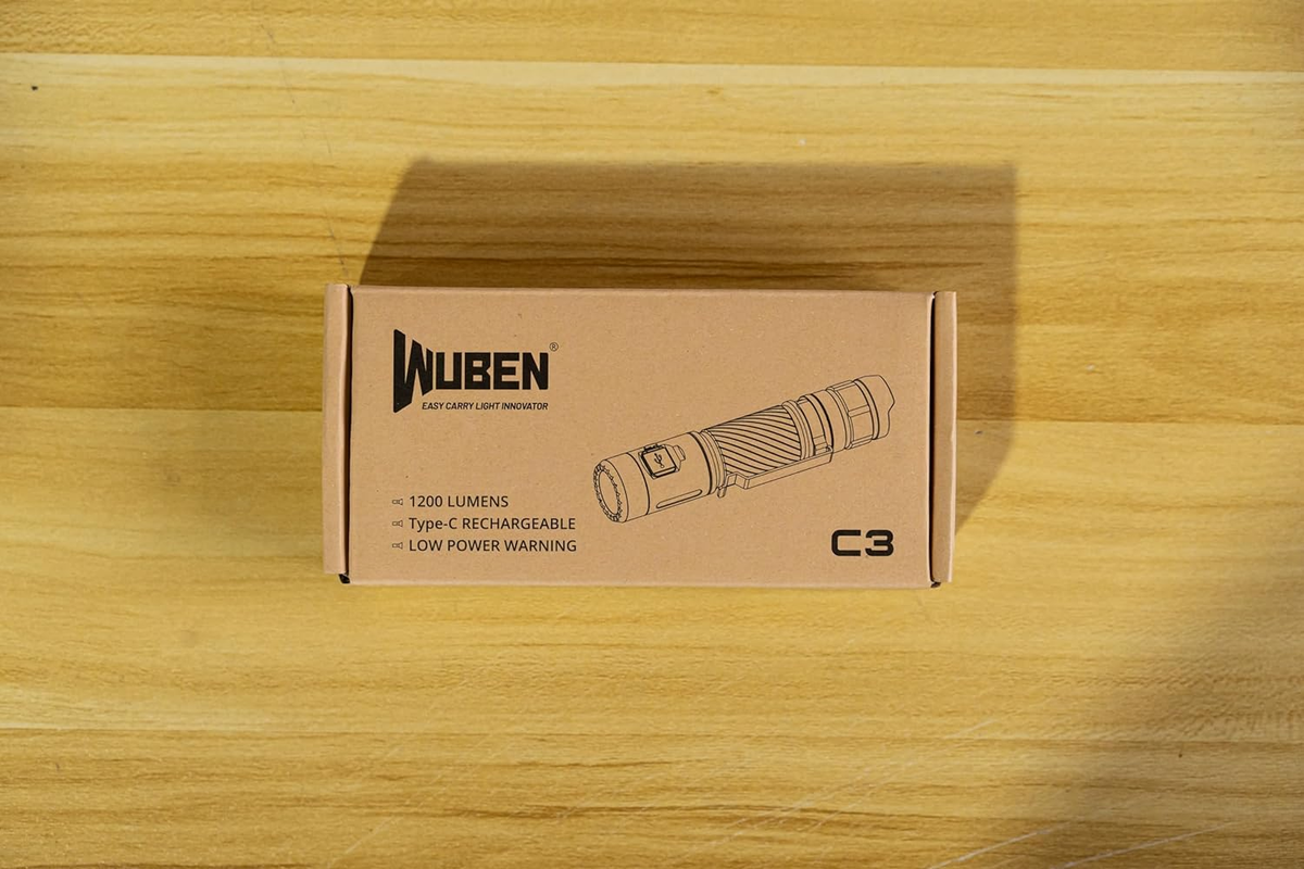 Torcia WUBEN C3 LED 1200 Lumen Ricaricabile USB - Impermeabile IP68 Per Campeggio Ed Emergenze