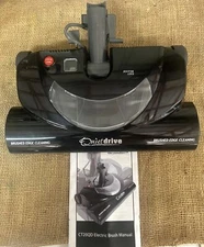 Cen-Tec Systems CT20DXQD Quiet Drive Vacuum Electric Brush, Black