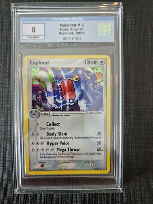 Pokemon Exploud Holo Ex Emerald 3/106 EGS/PGS/PSA 8. LOW PSA POP!