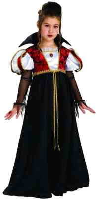 Royal Vampira Vampire Princess Queen Gothic Fancy Dress Halloween Child Costume