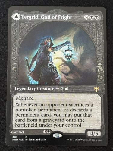 1x MTG Tergrid, God of Fright (Showcase) - Kaldheim (KHM) #307 - Magic