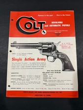 1959 Colt Revolvers and Automatic Pistols Catalog 1959 Colt Revolvers and Automatic Pistols Catalog - Image 1