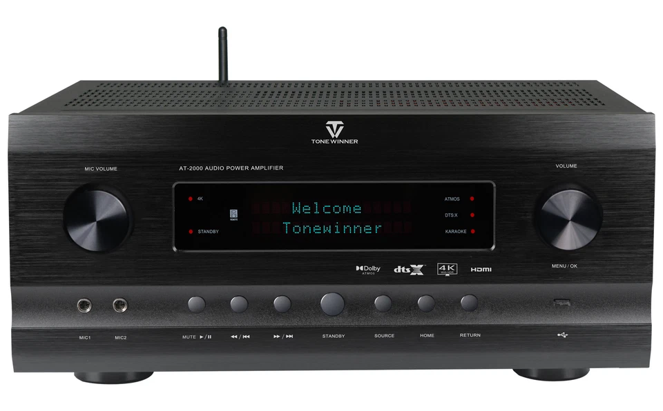 ToneWinner AT-2000 - 7.2.4 Dolby Atmos Receiver - 11x160W 8Ω - Image 2 of 4