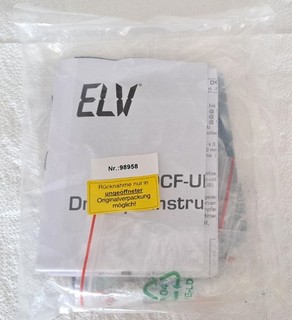 Auflösung.Fundzustand.ELV DCF Uhr Drehspulinstrument Bausatz Anleitung Teils OVP