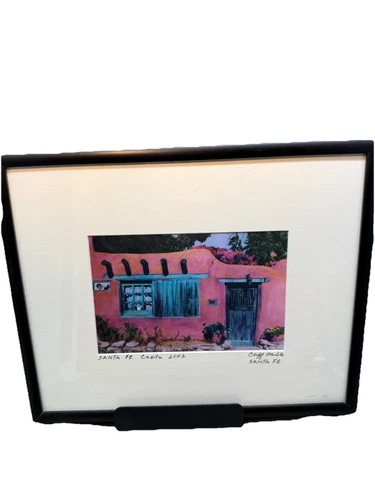 Cliff Mills Photograph Art "Sante Fe Casita 2002 " Sante Fe NM 10.5”x8”