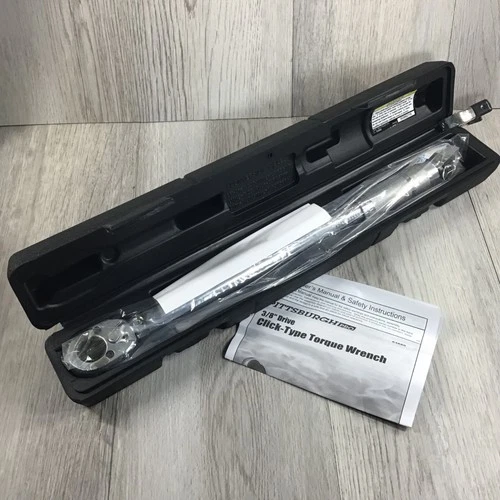 Brand New Pittsburg Pro 3/8 In Drive Click Type Torque Wrench