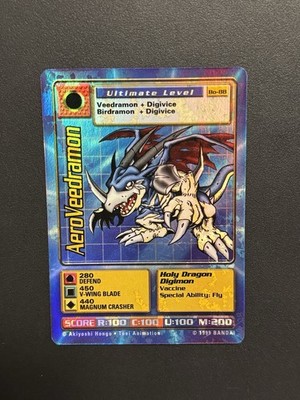 AeroVeedramon Bo-88 Holo Foil Digi-Battle - 1999 Digimon TCG Bandai