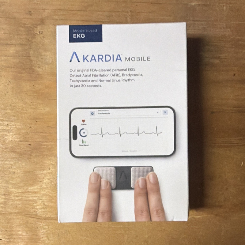 Kardia KardiaMobile 1-Lead Digital Handheld EKG, Smartphone Compatible (AC-009)