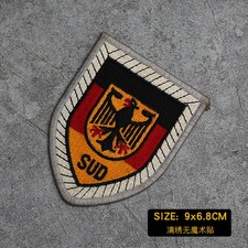 Insigne patch militaire broderie division panzer allemande Bundeswehr