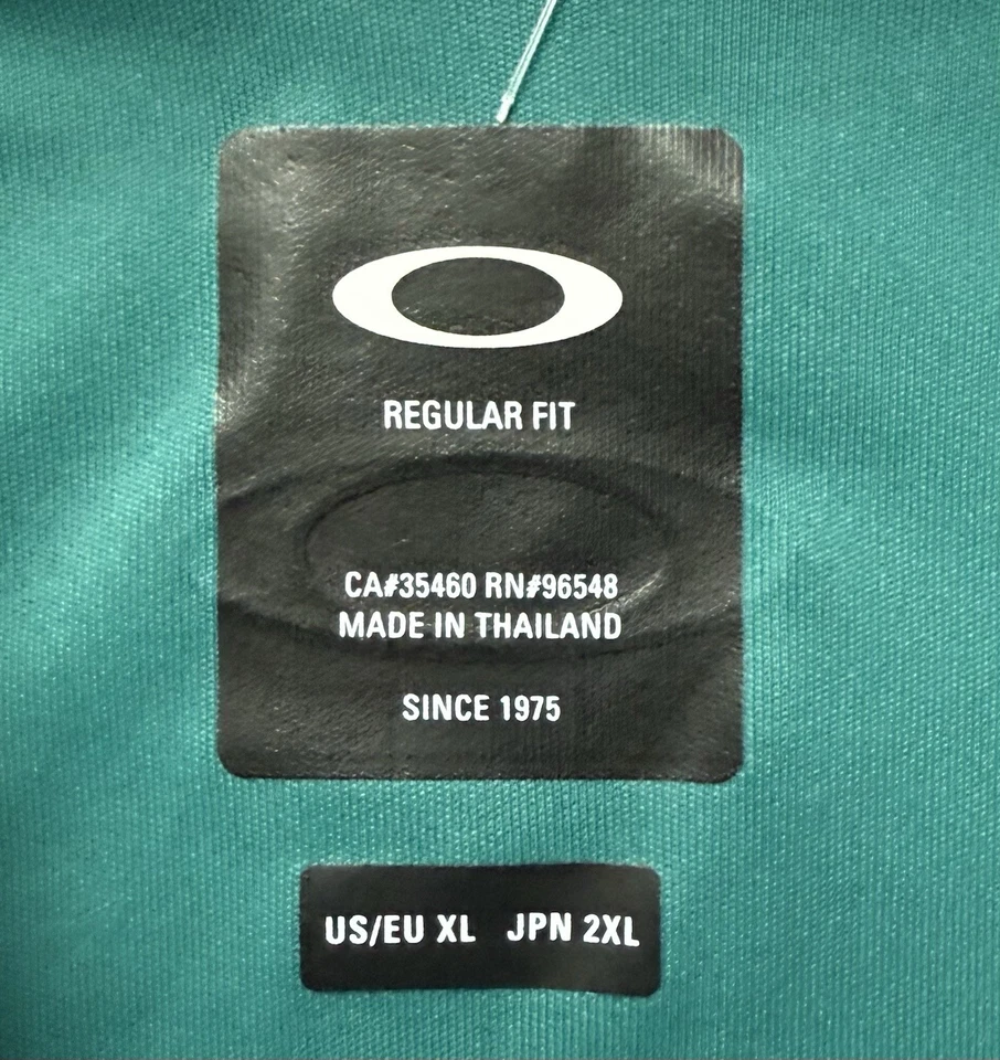 Polo de golf Oakley para hombre XL verde degradado J Joyce Hydrolix manga corta Foto 4 de 4
