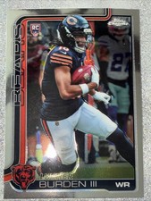 2025 Topps Chrome Football Luther Burden III #334 RC Silver Base