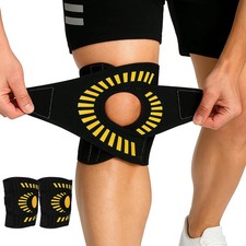 Light Hinged Knee Brace for Women and Men, Strong Adjustable Compression Size M