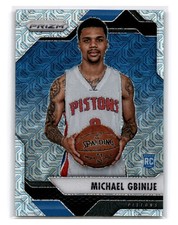 2016-17 Prizm #209 Michael Gbinije Silver Prizm Mojo 10/25 - Pistons