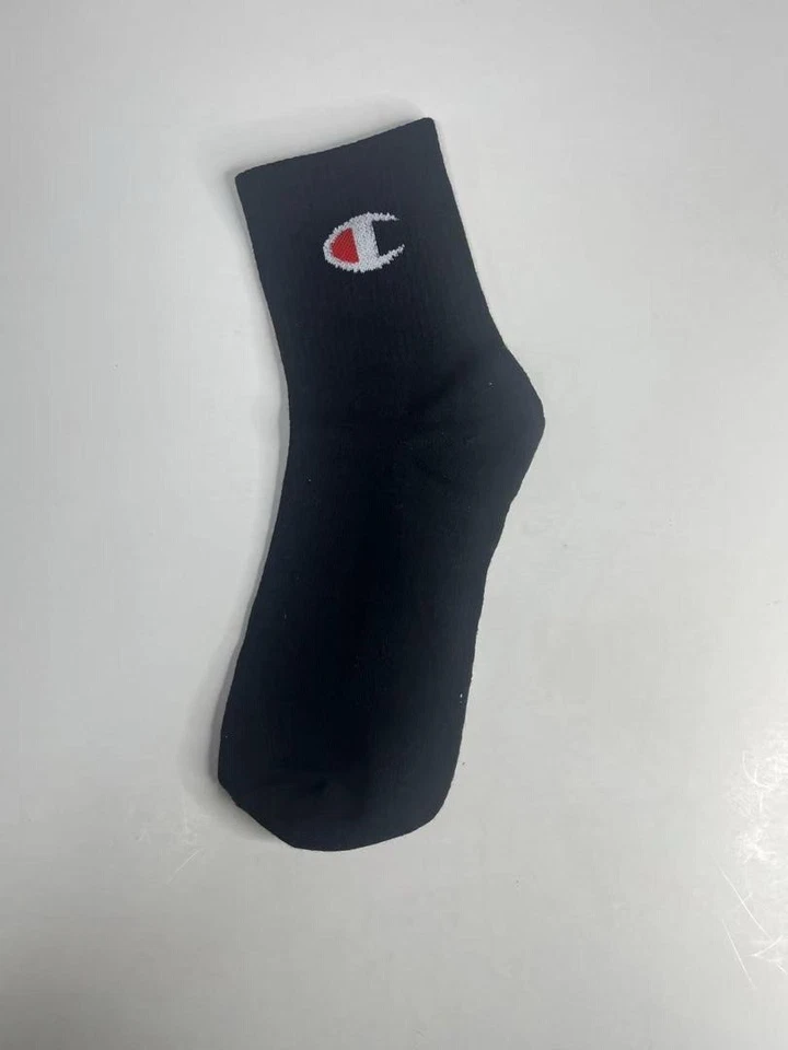Calcetines al tobillo Champion Elite para hombre de alto rendimiento, talla delgada 6-12, negros, 6 pares Foto 3 de 3