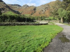 Photo A2 Bridge over Great Langdale Beck Chapel Stile Cumbria Way on foo c2012