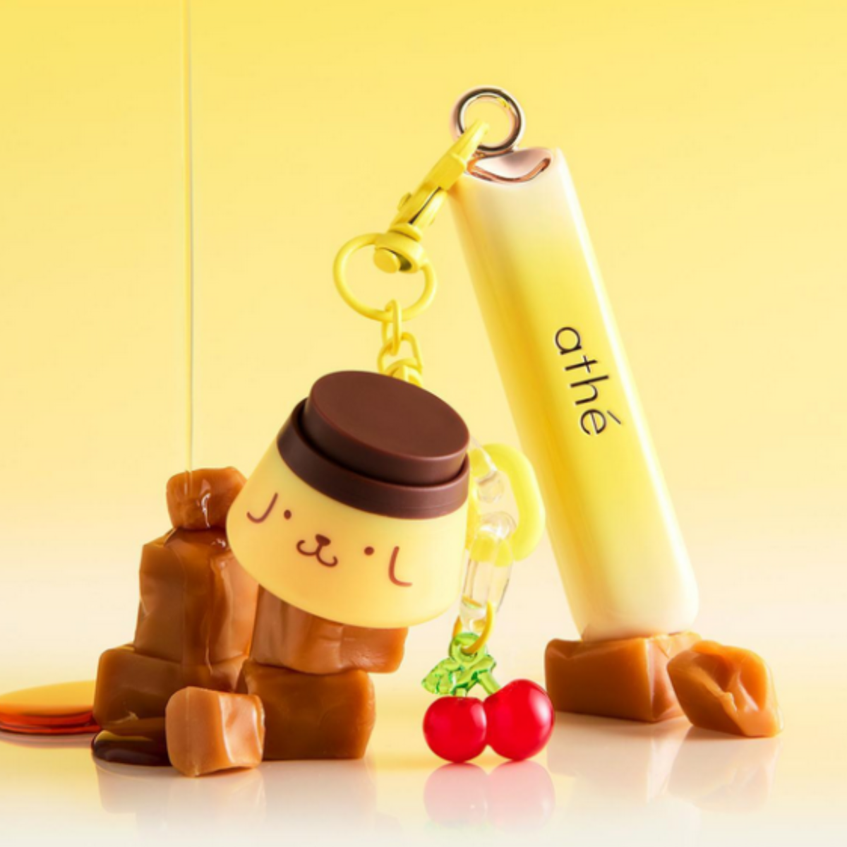 ATHE Authentic Lip Glowy Balm 3.5g Pompompurin Edition K-Beauty | eBay
