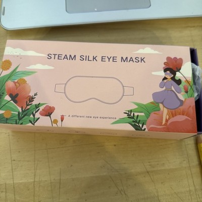 Rechargeable Electric Heated Steam Silk Eye Mask Vibration Massage Eye Compress