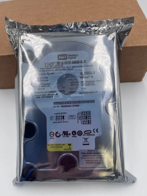 WD CAVIAR  250GB WD2500AAJB NEW Sealed Package - Image 3 of 3