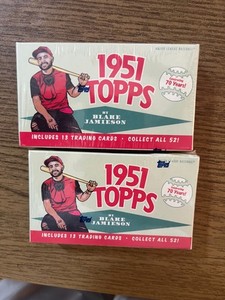 2021 Topps 1951  Baseball Lot of 2 factory sealed wave 3 boxes