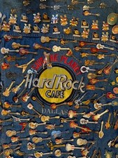 Global Pin Collector's Vintage Hard Rock Cafe Denim Jacket Dallas Size XL