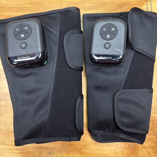 Comfytemp Cordless Leg Massager for Circulation and Pain Relief Black