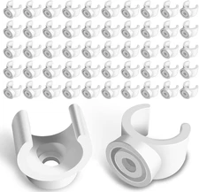 50 Pack 1/2 Inch PEX Clips, 16 mm Pipe Hangers Pipe Holder PEX Tubing Clamps PVC