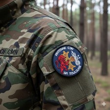 PATCH C3N TOULOUSE Cyberdéfense Armée de l'Air Espace TACTIQUE SCRATCH 8cm NEUF