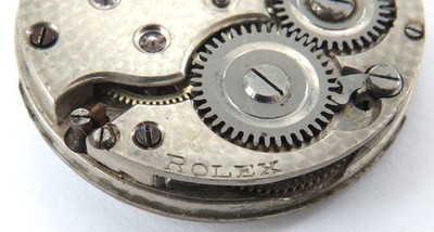 Genuine Vintage Rolex Mens 25mm Watch Movement & Dial.