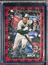Beck, Jordan - 2024 Topps Holiday Mega Box - Plaid