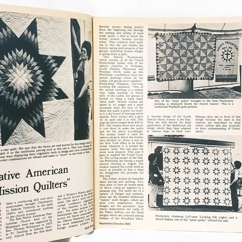 Quilt World Magazine October 1982 Sea Sand Teaching Children Steps to Glory - Image 4 of 4