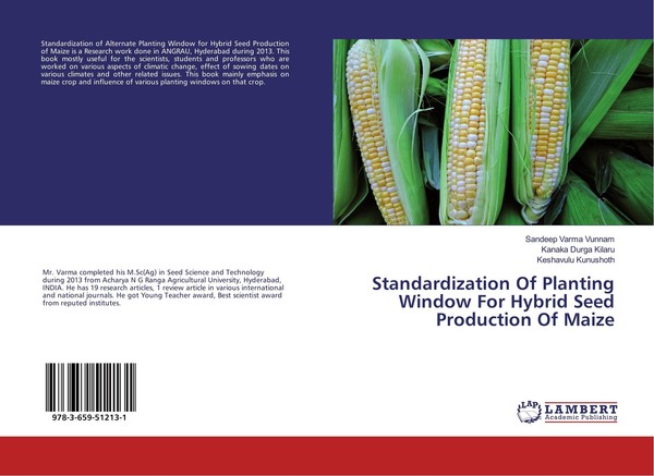 Standardization Of Planting Window For Hybrid Seed Production Of Maize Kanaka Du-image