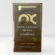 Browsxpert Long Lasting Henna For Eyebrows Luxury Light Brown