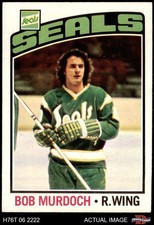 1976 Topps #54 Bob Murdoch Golden Seals 6.5 - EX/MT+
