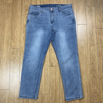 Mugsy Jeans Men 36x30 (Fit 36x29) Blue Denim Rusties Straight Leg Stretch Casual