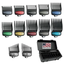 Wahl Genuine SECURE-SNAP® Guide Comb Set with Colored Metal Clips and Guard