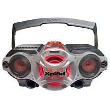 Sony Xplod CFD-G700CP CD/Radio/Cassette Boombox Works Read Parts 