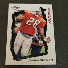 Score 1995 Rookie James Stewart Miami Hurricanes Vikings Football Card #275. rookie card picture