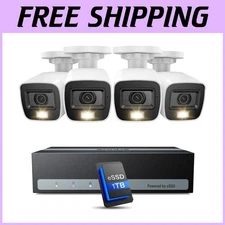 Professional Surveillance System, 8CH eDVR, Email Alert, 1TB