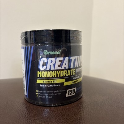 inGreens, Creatine Monohydraate Gummies, 120 Gummies, EXP 06/2027