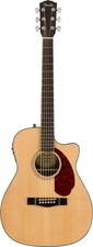 Fender CC-140SCE Concert Electro-Acoustic Guitar, Natural w/Case (NEW)