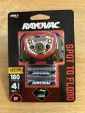 NEW! RAYOVAC 180-LUMEN LED HEADLAMP, MOTION A...