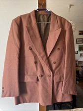 Angelo Litrico Veste Croisé Blazer Femme Vintage 54 Corail Rose