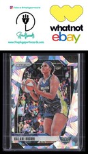 2024 Panini Prizm WNBA #29 Kalani Brown Ice Prizms Dallas Wings